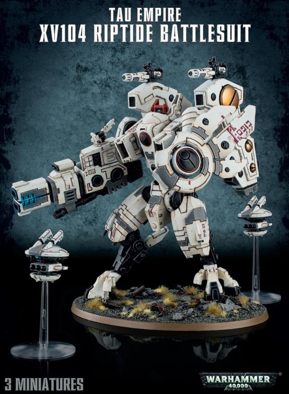 TAU EMPIRE: XV104 RIPTIDE BATTLESUIT