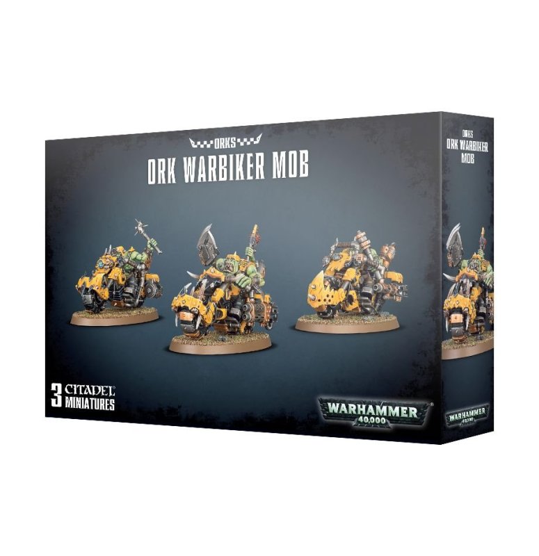 ORKS: WARBIKER MOB