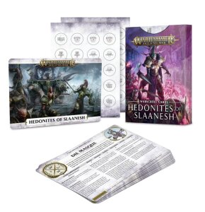 HEDONITES OF SLAANESH: WARSCROLL CARDS (DE) *2021*