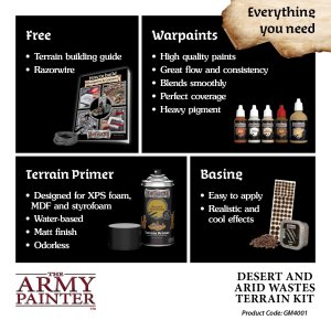 The Army Painter: Gamemaster - Desert & Arid Wastes Terrain Kit