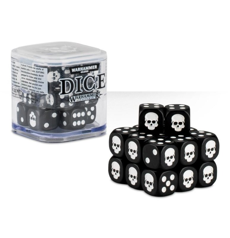 CITADEL: 12MM DICE SET - BLACK