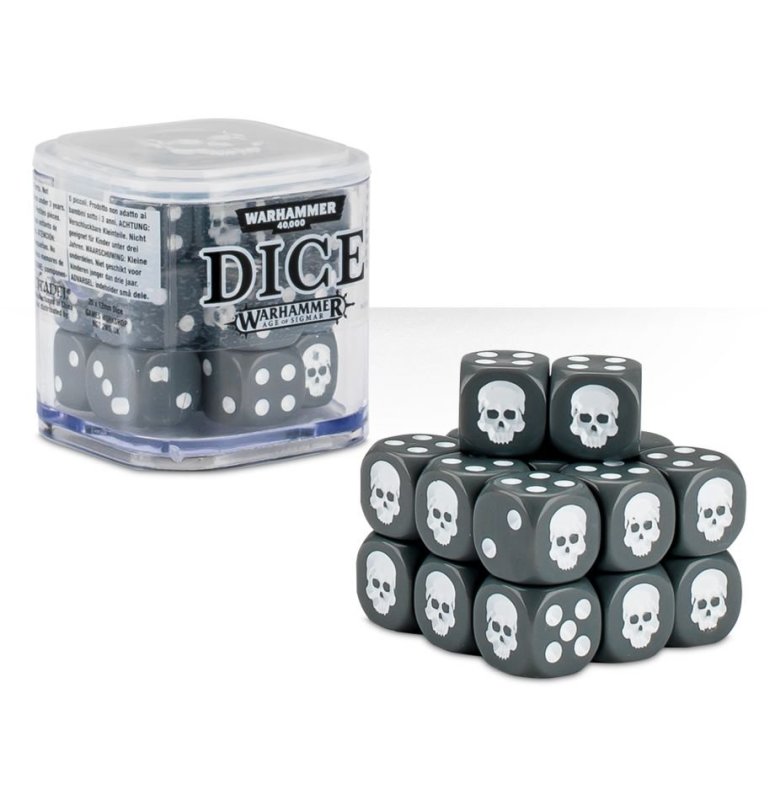 CITADEL: 12MM DICE SET - GREY