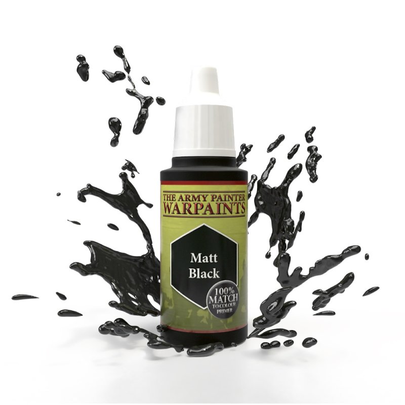 The Army Painter - Warpaints: Matt Black (18ml)