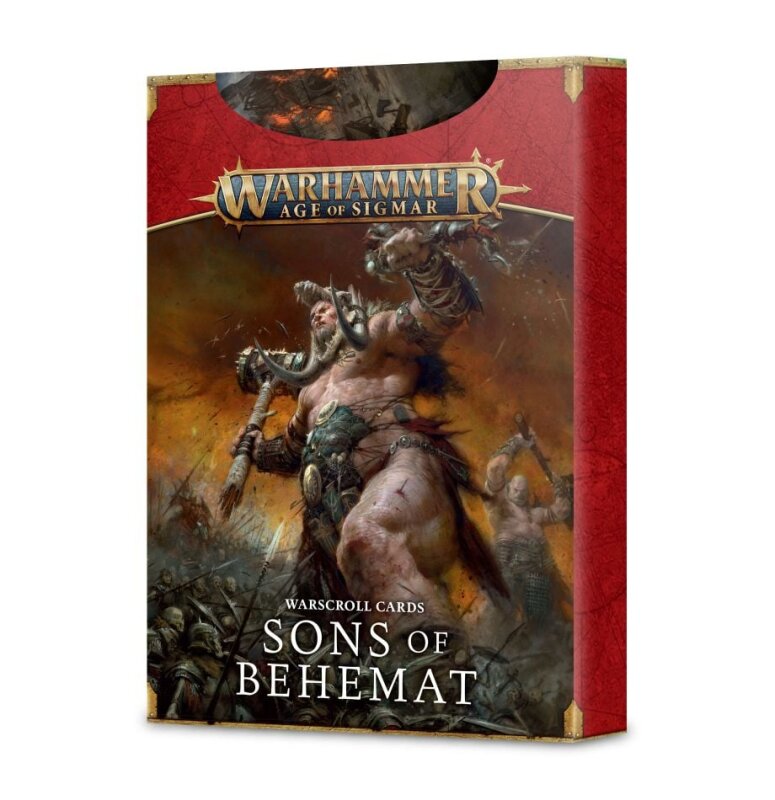 SONS OF BEHEMAT: WARSCROLL CARDS (DE) *2022*