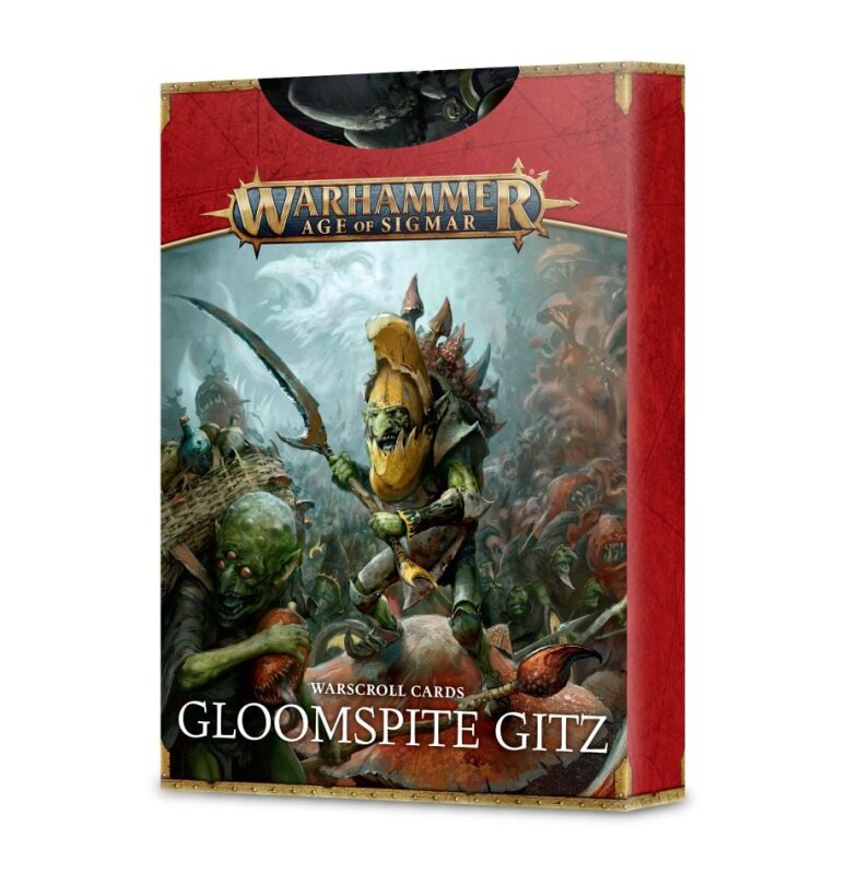 GLOOMSPITE GITZ: WARSCROLL CARDS (DE) *2023*