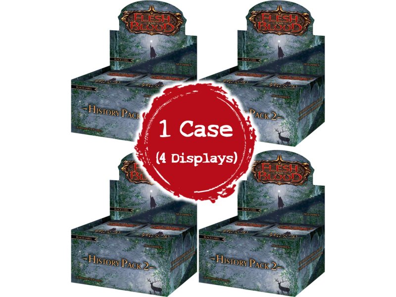 Flesh and Blood: History Pack 2 Black Label - Sealed Case DE (4 Displays)