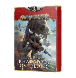 KHARADRON OVERLORDS: WARSCROLL CARDS (DE) *2023*