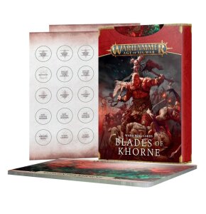 BLADES OF KHORNE: WARSCROLL CARDS (DE) *2023*