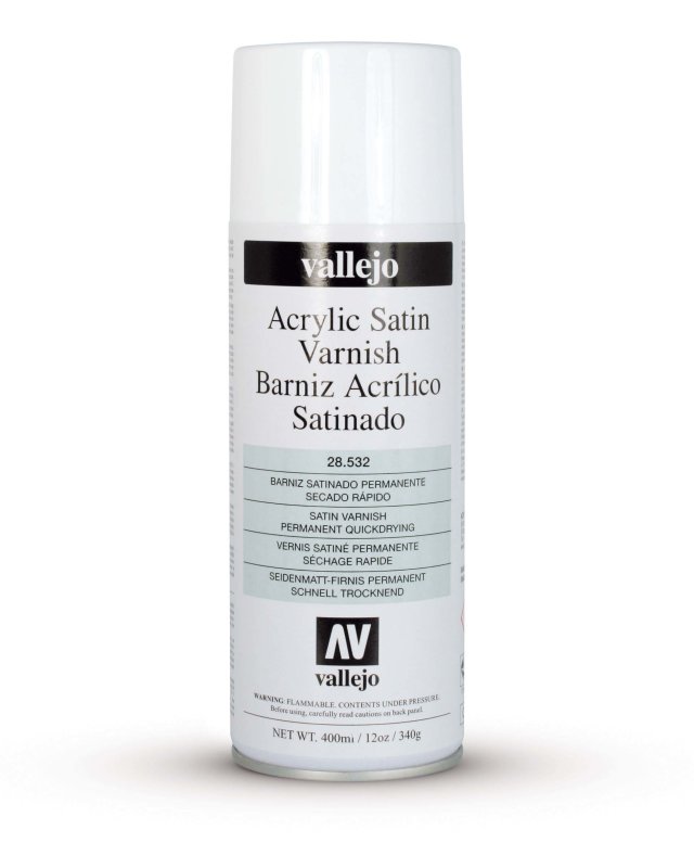 Vallejo: Satin (Satinlack) (Premium Varnish Spray)