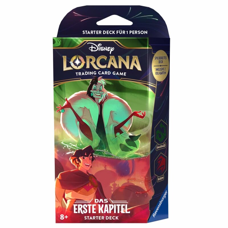 Disney Lorcana: Das Erste Kapitel - Starter Deck "Smaragd Rubin" (DE)