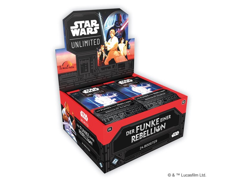 Star Wars: Unlimited - Der Funke einer Rebellion Booster Display DE (24 Packs)