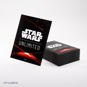 Star Wars: Unlimited - Art Sleeves Double Sleeving Pack Space Red (121 Sleeves)