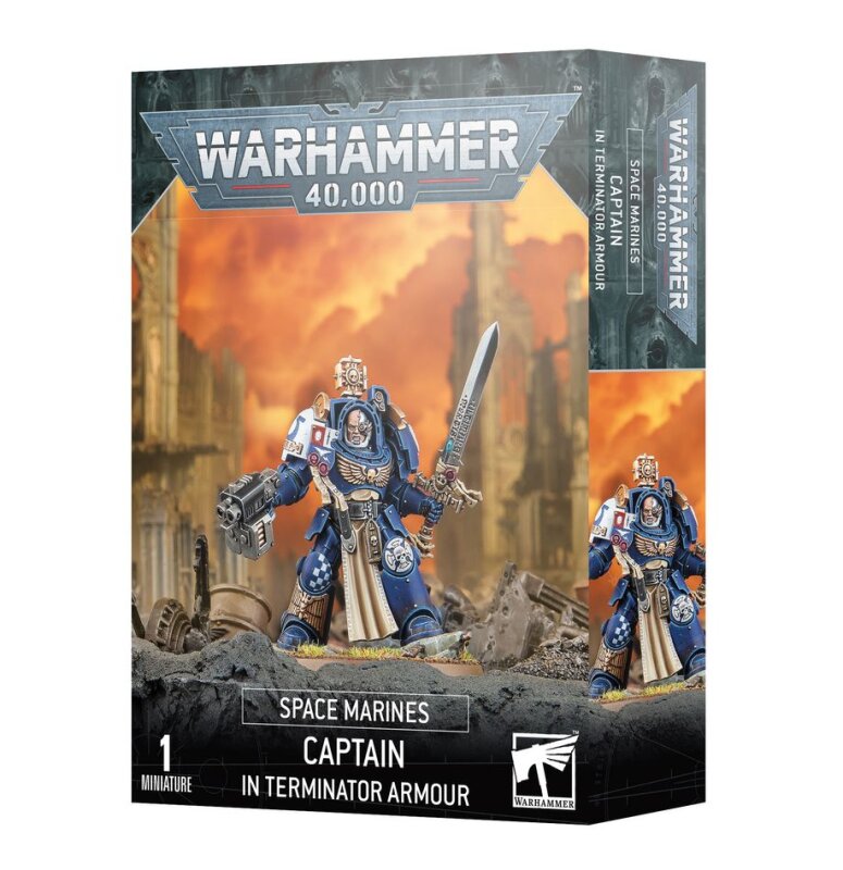 SPACE MARINES: CAPTAIN IN TERMINATOR ARMOUR * CAPTAIN IN TERMINATORRÜSTUNG