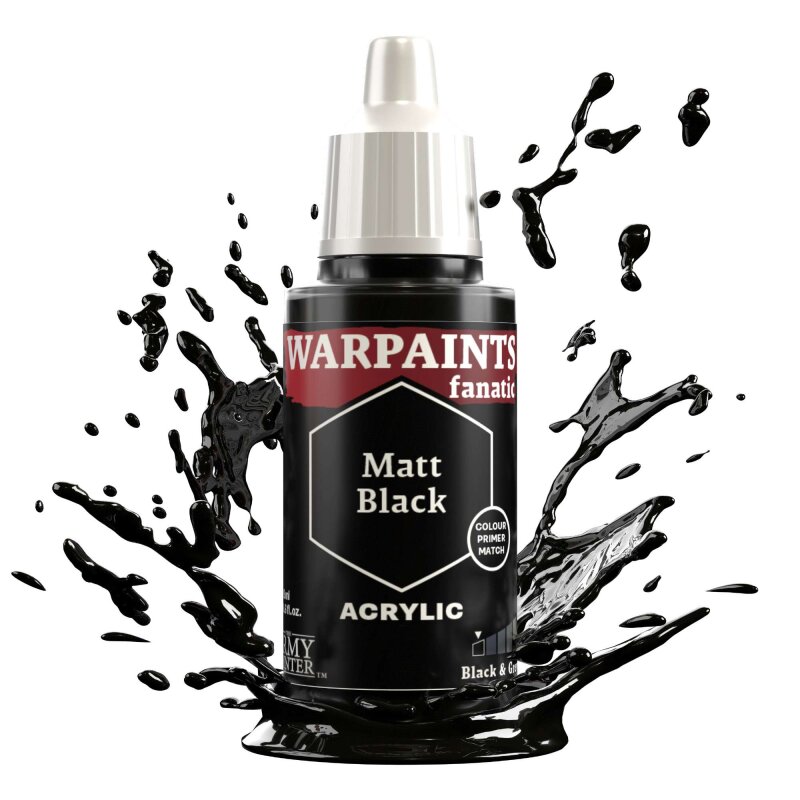 The Army Painter - Warpaints Fanatic: Matt Black (18ml)