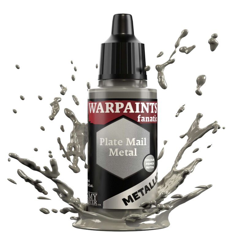 The Army Painter - Warpaints Fanatic Metallic: Plate Mail Metal (18ml)