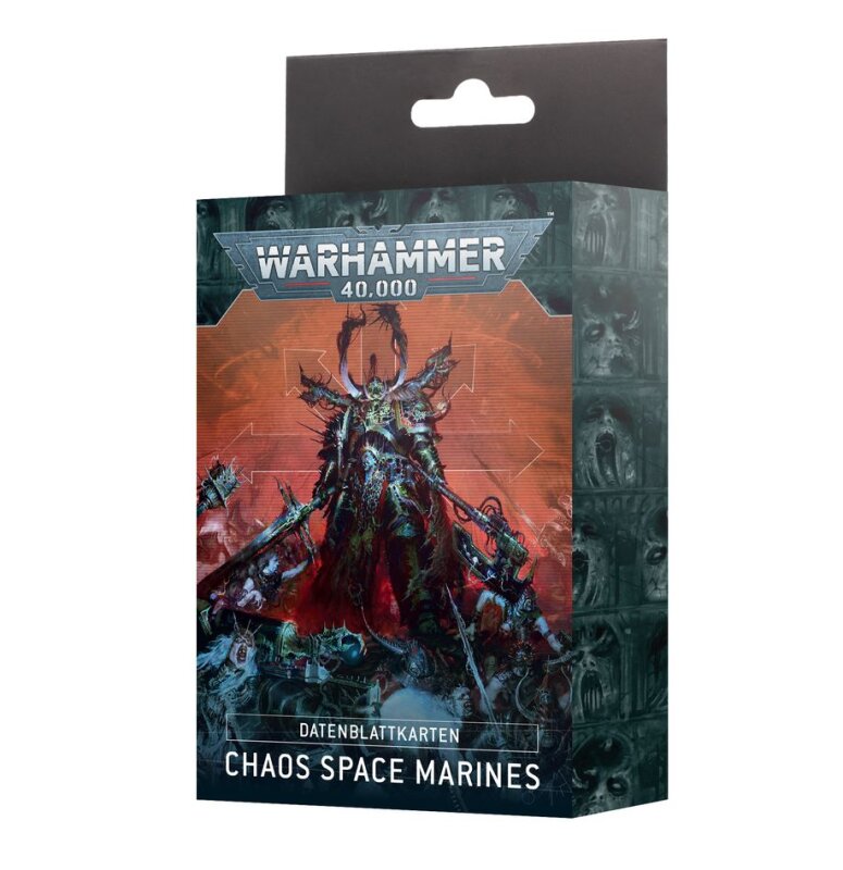 CHAOS SPACE MARINES: DATENBLATTKARTEN (DE)