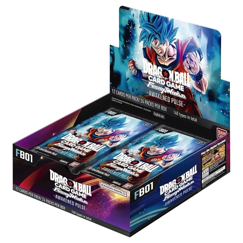 Dragon Ball Fusion World: FB01 Awakened Pulse - Booster Display EN (24 Packs)