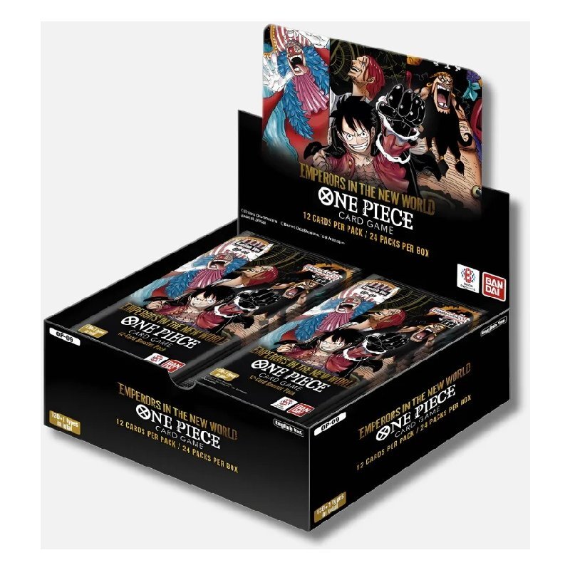 One Piece Card Game: OP-09 Emperors in the New World - Booster Display EN (24 Packs)