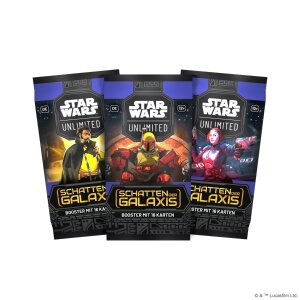 Star Wars: Unlimited - Schatten der Galaxis Booster Display DE (24 Packs)