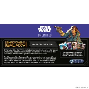 Star Wars: Unlimited - Shadows of the Galaxy Booster Display EN (24 Packs)