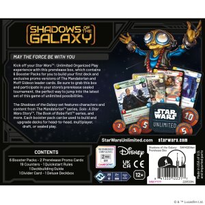 Star Wars: Unlimited - Shadows of the Galaxy Prerelease-Box (EN)