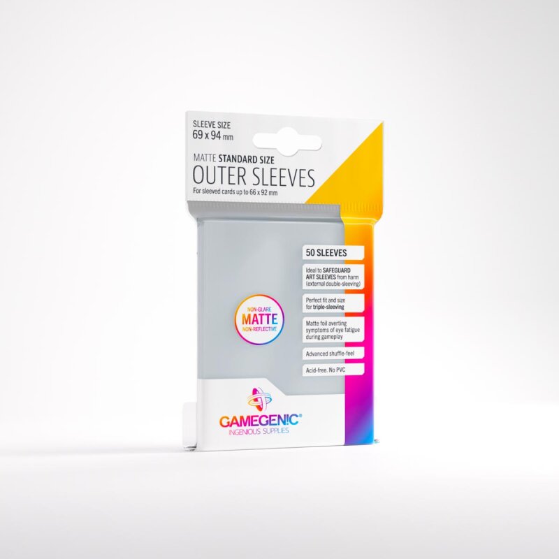 Gamegenic: Outer Sleeves - Matte Standard Size (50)