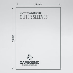 Gamegenic: Outer Sleeves - Matte Standard Size (50)