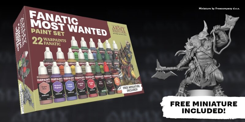 The Army Painter - Warpaints Fanatic: Most Wanted Paint Set