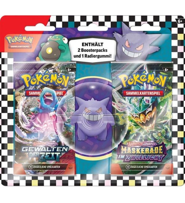 Pokemon: Back to School Eraser Blister Gengar (DE)