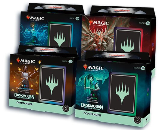 Duskmourn: Haus des Schreckens - Commander Deck Set DE (4 Decks)