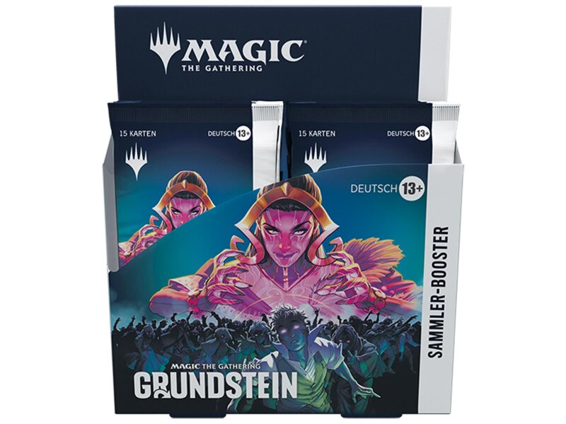 Magic the Gathering: Grundstein - Sammler Booster Display DE (12 Packs)