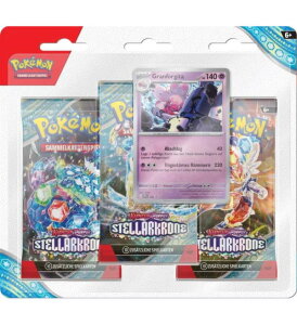 Pokemon: KP07 Stellarkrone - 3-Pack-Blister Granforgita (DE)