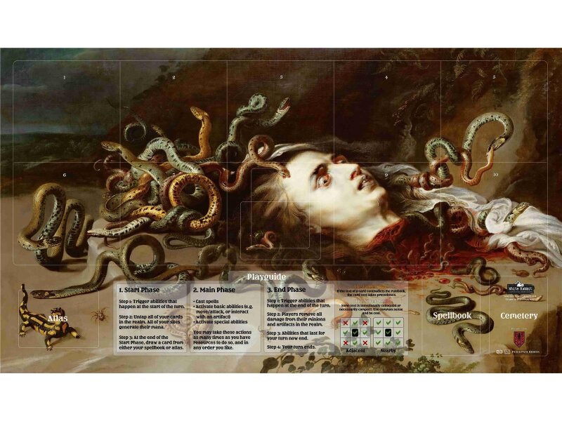 White Rabbit Learn to Play Sorcery TCG Playmat - Medusa (EN)