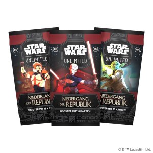 Star Wars: Unlimited - Niedergang der Republik Booster...