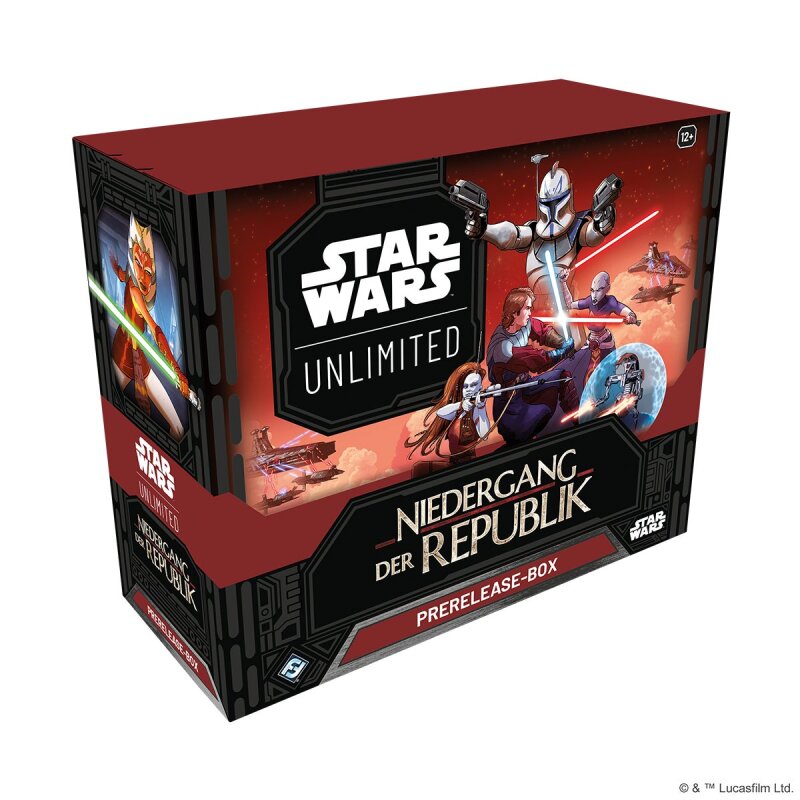 Star Wars: Unlimited - Niedergang der Republik Prerelease-Box (DE)