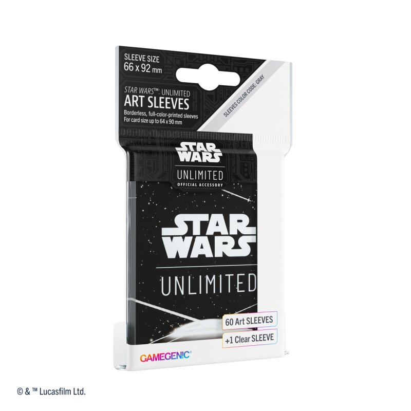 Star Wars: Unlimited - Art Sleeves Card Back White (61 Sleeves)