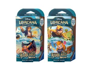 Disney Lorcana: Azurblaues Meer - Starter Deck Set DE (2...