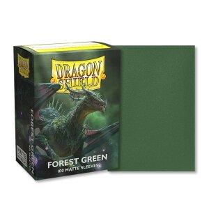 Dragon Shield: Standard Sleeves Matte - Forest Green (100)