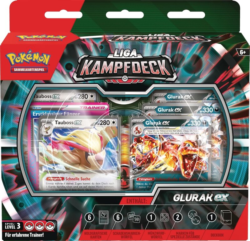 Pokemon: Liga-Kampfdeck Glurak-ex (DE)