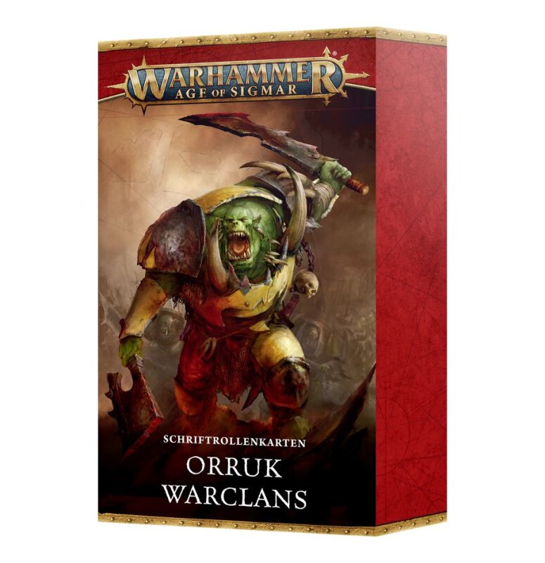 ORRUK WARCLANS: SCHRIFTROLLENKARTEN (DE) *2025*