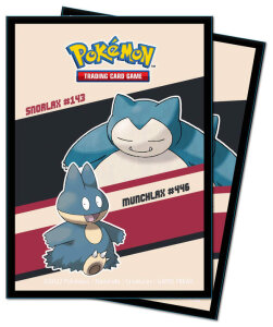 Pokemon: Protector Sleeves Snorlax & Munchlax (65)