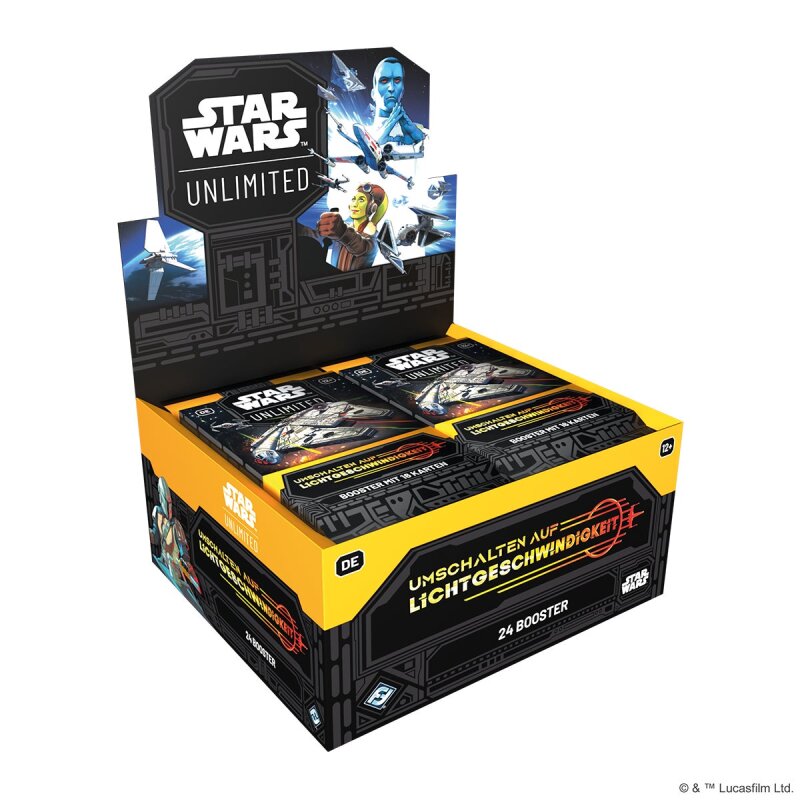 Star Wars: Unlimited - Umschalten auf Lichtgeschwindigkeit Booster Display DE (24 Packs)