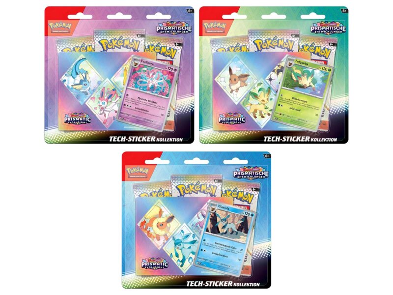 Pokemon: KP08.5 Prismatische Entwicklungen Tech-Sticker-Kollektion (DE)