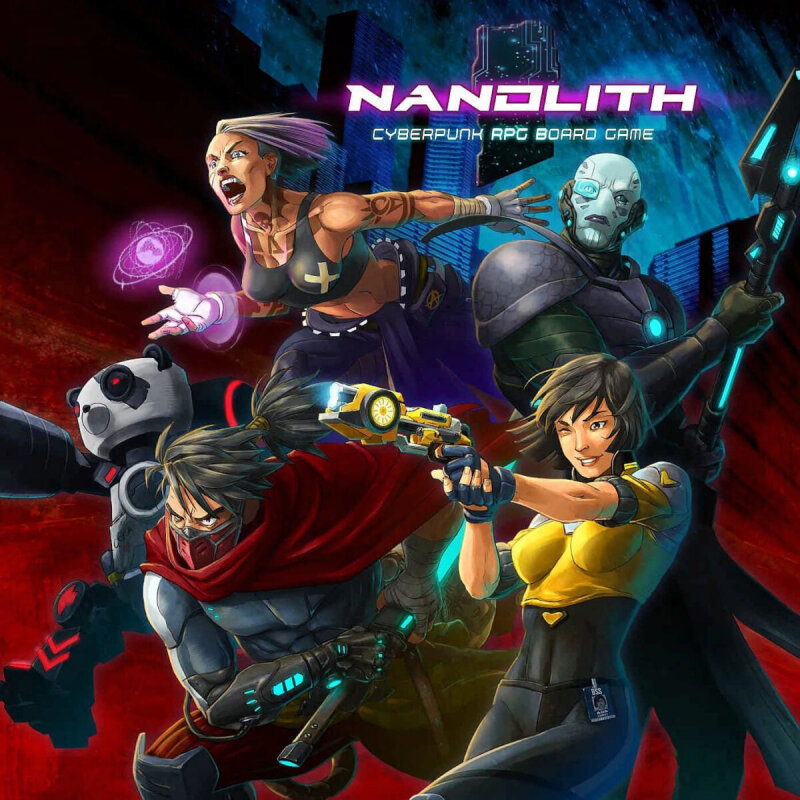 Nanolith: A Cyberpunk RPG Board Game - Grundspiel (DE)