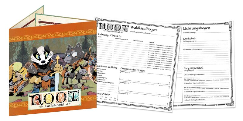 Root - Das Rollenspiel: Spielleitungsschirm-Set