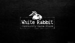 White Rabbit Playmat: Black Leather