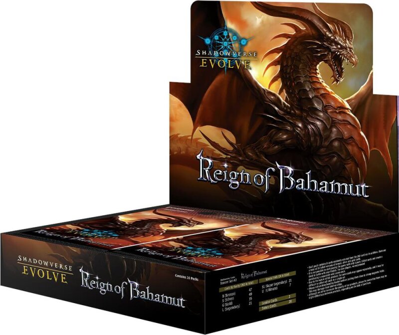 Shadowverse Evolve: Reign of Bahamut - Booster Display EN (16 Packs) *Reprint*