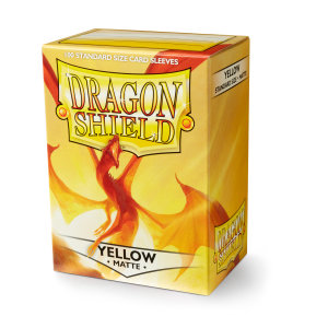 Dragon Shield: Standard Sleeves Matte - Yellow (100)